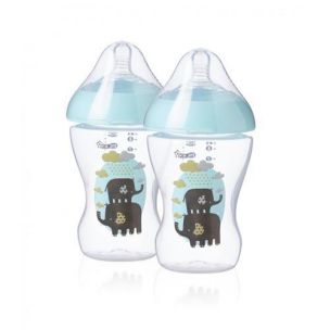 Tommee Tippee Fľaša Antikoliková Ultra modrá 2x260ml,  0m+