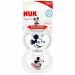 NUK Silikónový cumlík Space Disney Mickey & Minnie  6-18m, 2ks