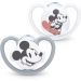 NUK Silikónový cumlík Space Disney Mickey & Minnie  6-18m, 2ks