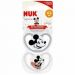 NUK Silikónový cumlík Space Disney Mickey & Minnie  0-6m, 2ks