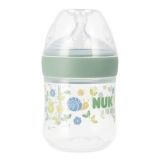 NUK Plastová fľaša for Nature s reguláciou teploty 150 ml zelená