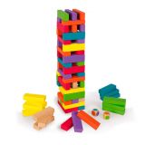 Janod Vežová hra s farebnými blokmi Rainbow Jenga