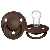 Bibs Cumlík silikónový De Lux Mocha 0-36m, 1ks